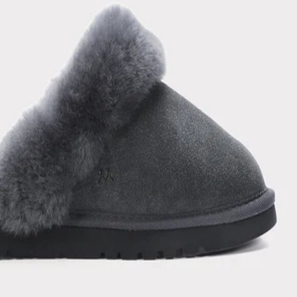 MYKOS Lia CHARCOAL Women's Slip-On Scuff Slipper     MW  2556 - Picture 2 of 7